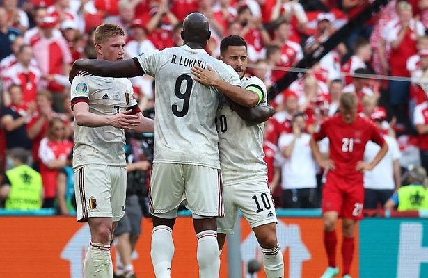 Kevin De Bruyne, Romelu Lukaku, Eden Hazard